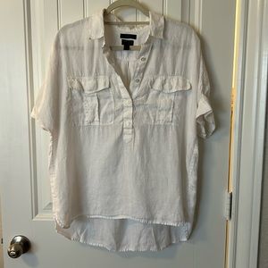 J Crew Baird McNutt Irish Linen top